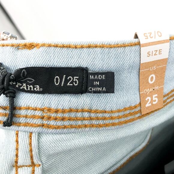 PRANA Women's Soma Skinny Jeans 0/25 Light Washed Blue High Rise Stretch NWT - Picture 11 of 14